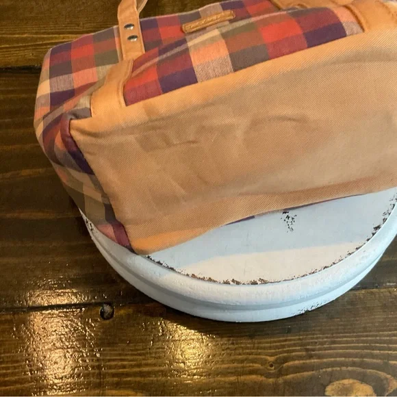 Longaberger Pink and Purple Tote Bag with Structured Design like new condition. - Picture 3 of 9